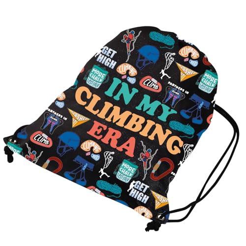 JYTAPP In My Climbing Period Drawstring Bag – Excellent Reward for Mountain Climbing and Rock Climbing Fanatics